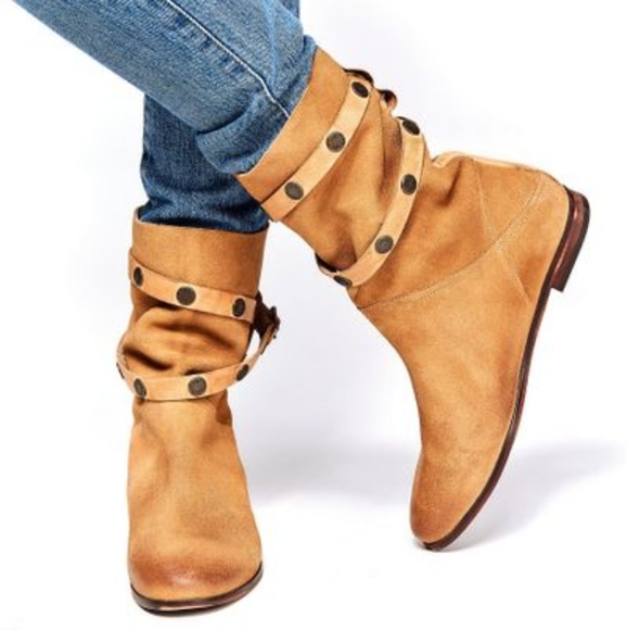 Free People Shoes - Free People Bono Hayden Buckle Strap Boot